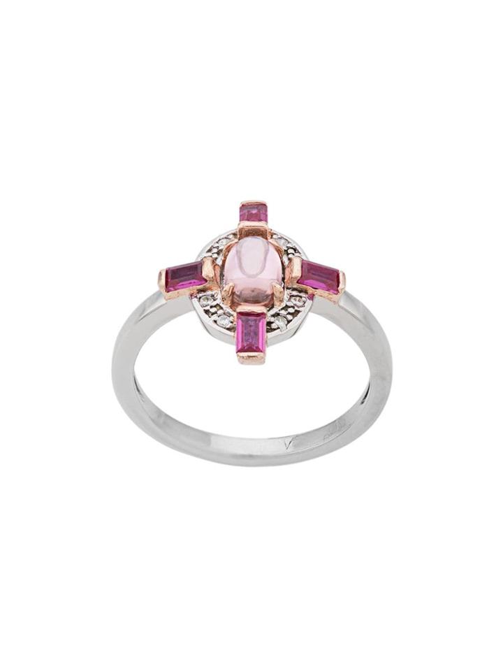 V Jewellery Empire Ring - Silver