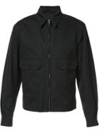 Lemaire Zipped Bomber Jacket - Black