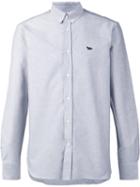Maison Kitsuné Classic Button Down Shirt, Men's, Size: 39, Grey, Cotton