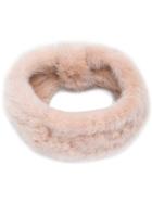 Yves Salomon Accessories Fur Headband - Nude & Neutrals