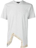 Comme Des Garçons Homme Plus Asymmetric Cut-out T-shirt, Men's, Size: Medium, Grey, Cotton