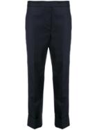 Dkny Satin Pinstripe Trousers - Black