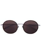 Courrèges - Windsor Round Sunglasses - Women - Acetate/metal - One Size, Brown, Acetate/metal