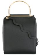 Roksanda - Wave Strap Cross Body Bag - Women - Calf Leather - One Size, Black, Calf Leather