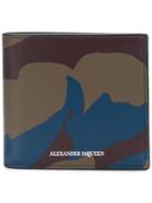 Alexander Mcqueen Camouflage Print Billfold Wallet - Nude & Neutrals