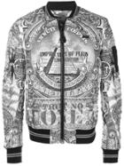 Philipp Plein Albert Bomber Jacket - White