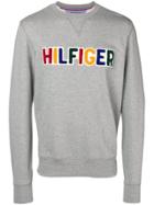 Tommy Hilfiger Logo Patch Sweatshirt - Grey