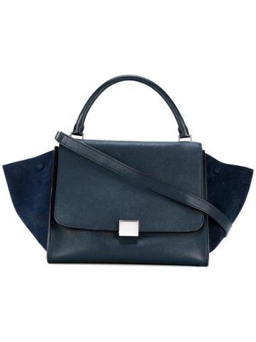 Celine Collard Flap Tote - Blue