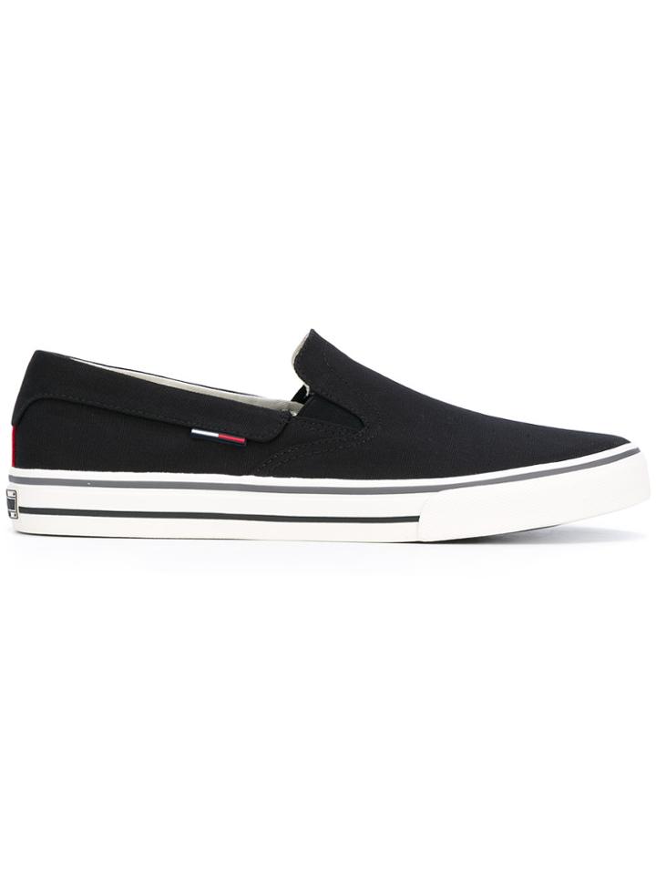 Tommy Hilfiger Slip-on Sneakers - Black