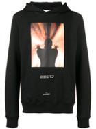 Ih Nom Uh Nit Closed Graphic Print Hoodie - Black