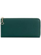 Bulgari Zipped Wallet - Green