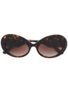 Dolce & Gabbana Eyewear Round Sunglasses - Brown