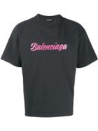 Balenciaga Short-sleeve Normal T-shirt - Black