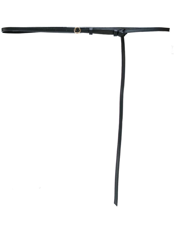 Nina Ricci Hanging Tied Detail Belt - Black