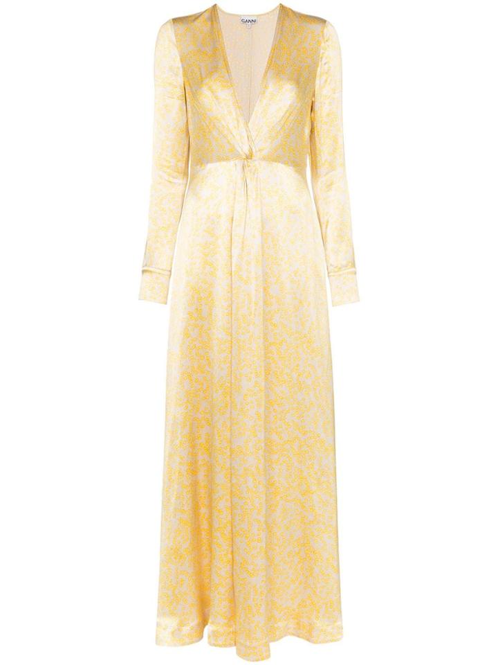 Ganni Cameron Maxi Dress - Yellow