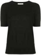 The Row Short Sleeved Top - Black