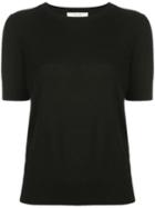 The Row Short Sleeved Top - Black