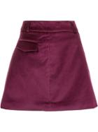 Egrey A-line Skirt - Pink & Purple
