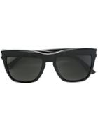 Saint Laurent - 'sl137 Devon' Sunglasses - Women - Acetate - One Size, Black, Acetate