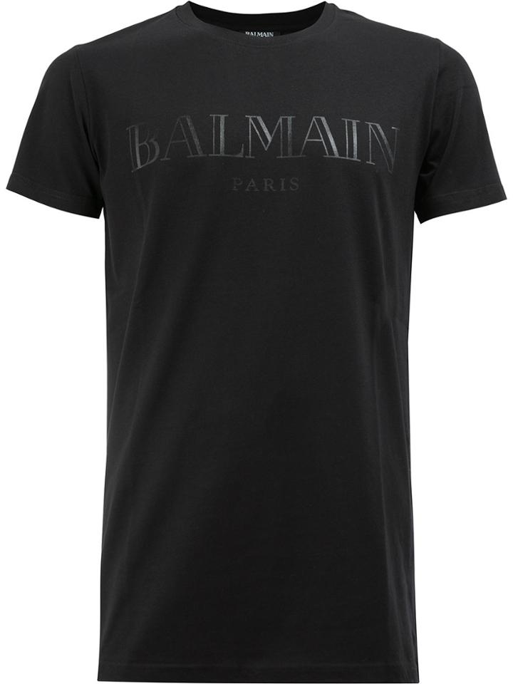 Balmain Logo T-shirt - Black