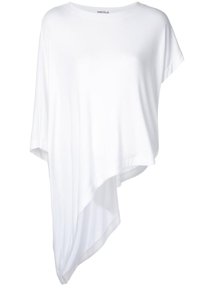 Enföld - Asymmetric Top - Women - Rayon - 38, White, Rayon