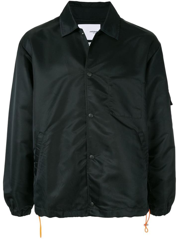 Yoshiokubo Jacquard Coach Jacket - Black