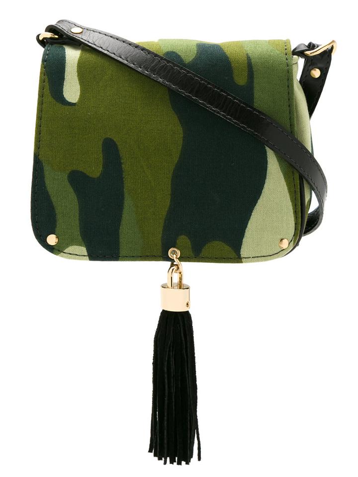Xaa - Hanging Tassel Bag - Women - Cotton/leather - One Size, Green, Cotton/leather
