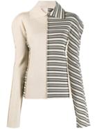 Jil Sander Shirt Style Knitted Top - Neutrals