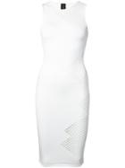 Alexandre Vauthier Sleeveless Fishnet Dress - White