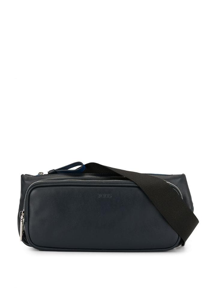 Tod's Logo Stamp Belt Bag - Blue