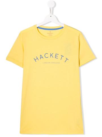 Hackett Kids Teen Logo T-shirt - Yellow