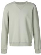 Maison Margiela Elbow Patch Sweatshirt, Men's, Size: 52, Green, Cotton