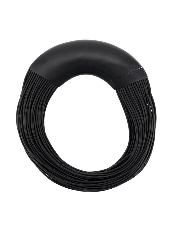 Monies Multi-wire Necklace - Black