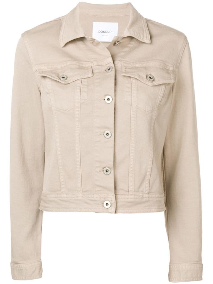 Dondup Cropped Denim Jacket - Brown