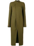 Rick Owens Wrap Coat - Green