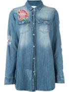Giada Benincasa Embroidered Denim Shirt