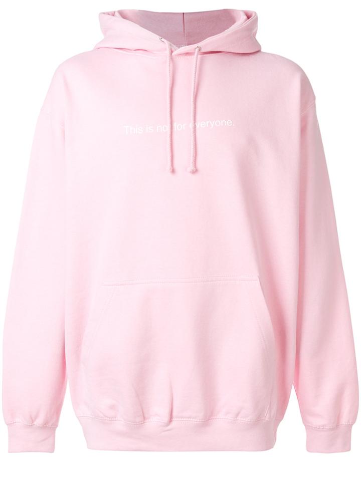 F.a.m.t. Slogan-detail Hoodie - Pink & Purple