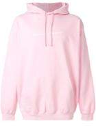 F.a.m.t. Slogan-detail Hoodie - Pink & Purple