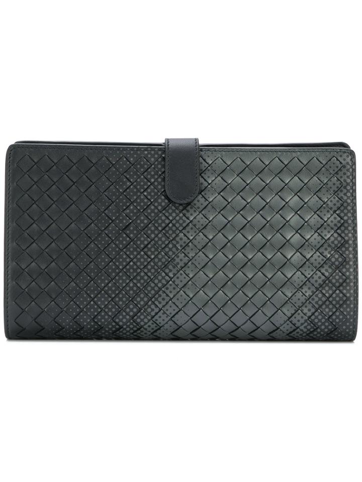 Bottega Veneta Gradient Spotted Clutch Bag - Black