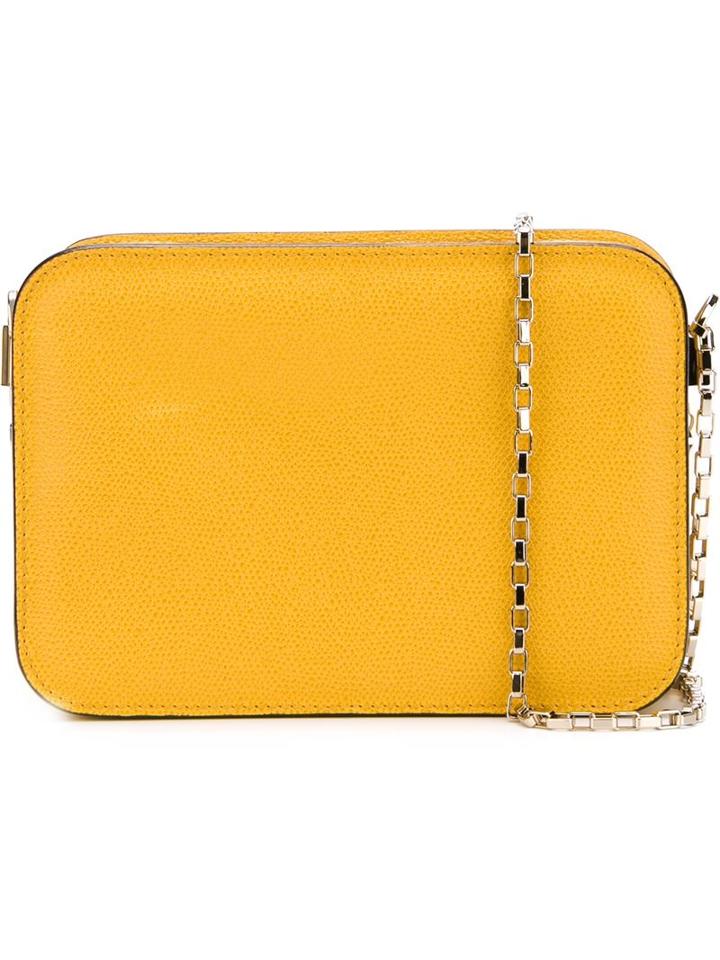 Valextra Chain Strap Cross Body Bag