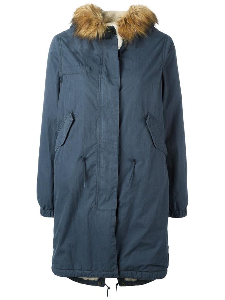 Bellerose 'layto' Coat, Women's, Size: 2, Blue, Cotton/acrylic/modacrylic/viscose
