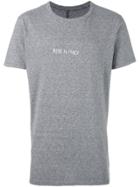 Rta Rest In Peace Print T-shirt - Grey
