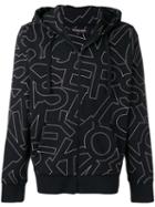 Michael Michael Kors Graphic Logo Print Hoodie - Black