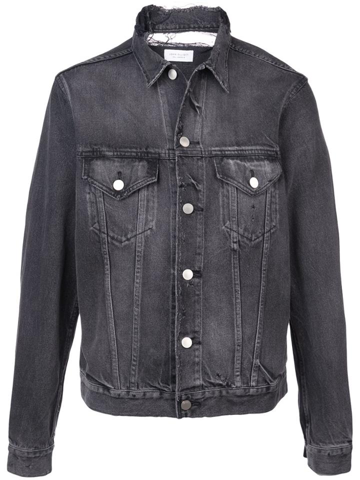 John Elliott Buttoned Jacket - Black
