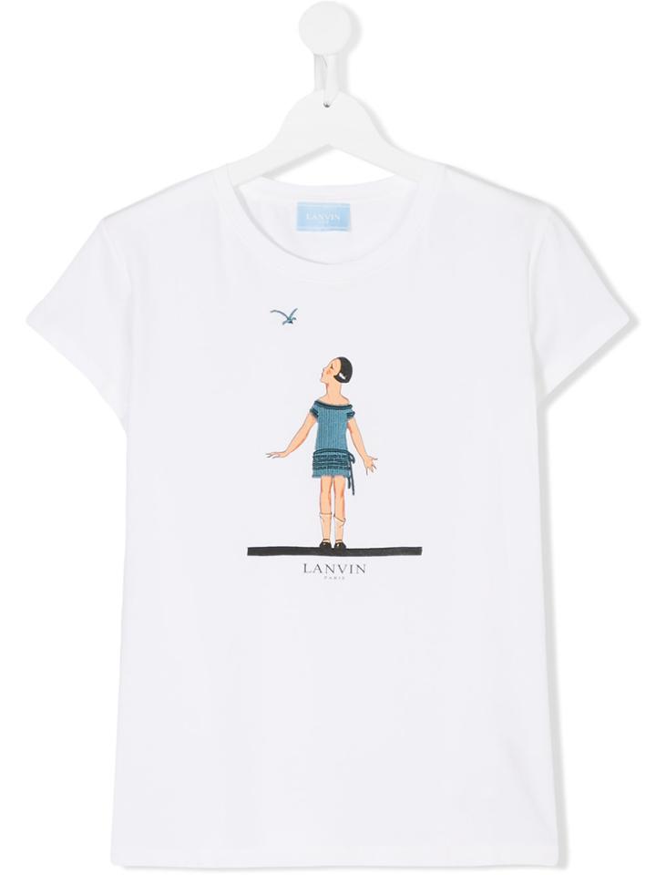 Lanvin Enfant Printed T-shirt - White