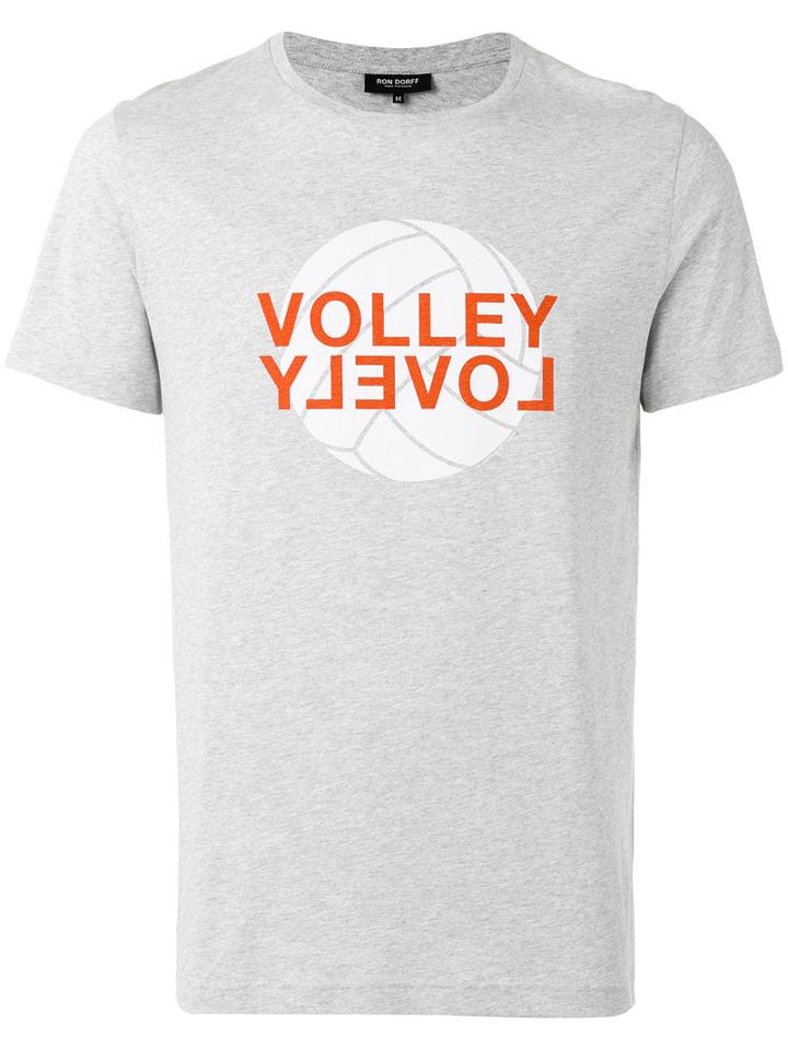 Ron Dorff Volley Lovely T-shirt, Men's, Size: Xl, Grey