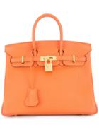 Hermès Vintage Birkin 25 Hand Bag - Orange