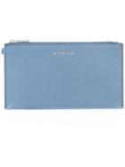Michael Michael Kors - Rectangular Clutch Bag - Women - Leather - One Size, Women's, Blue, Leather