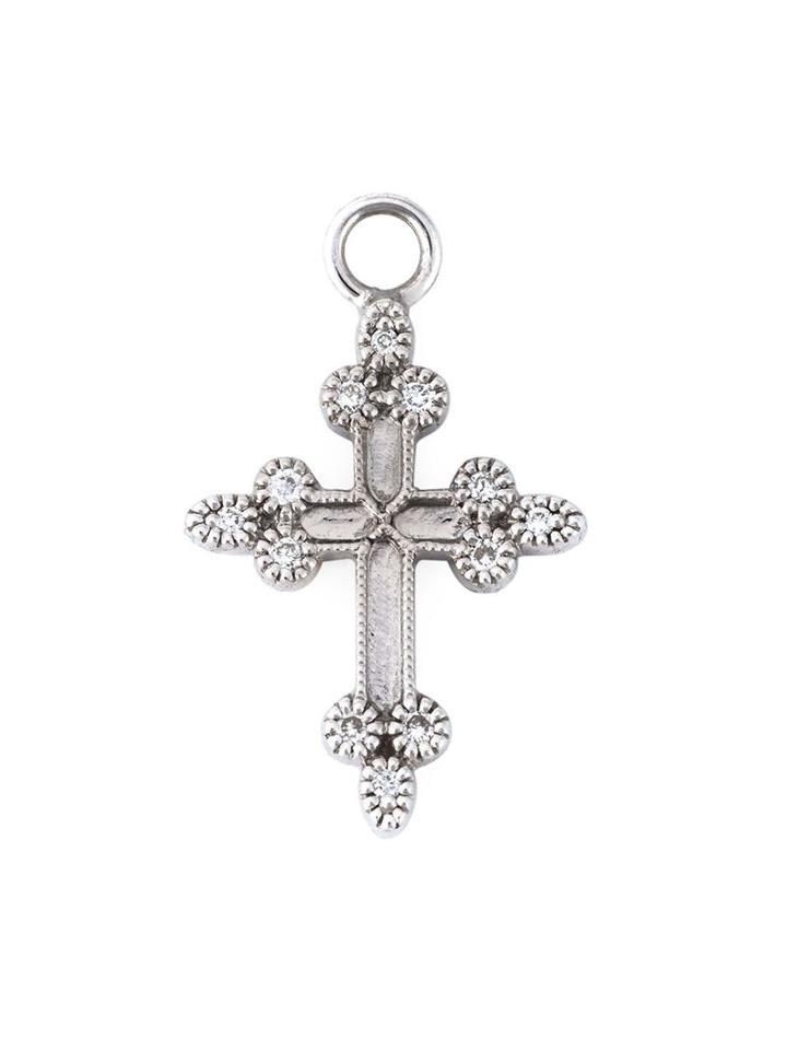 Stone 'devotion' Diamond Charm