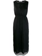 Fabiana Filippi Gathered Waist Mid-length Dress - Black